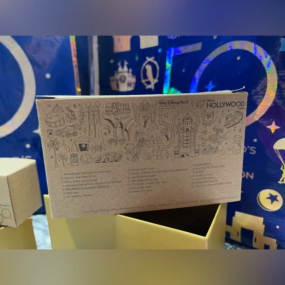 Disney 50th Anniversary Starbucks Hollywood Studios Mugs